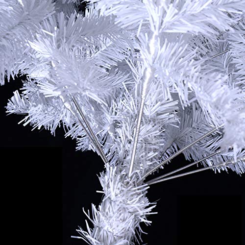 5Ft-Artificial-PVC-Christmas-Tree-W-Stand-Holiday-Season-Indoor-Outdoor-White