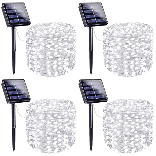 4-Pack 160FT 400 LED  Solar Christmas Lights