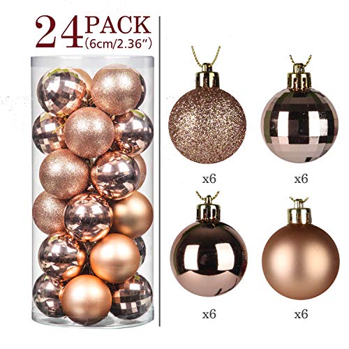 24pcs 2.36in Christmas Balls Decoration