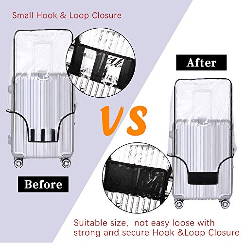 Clear PVC Suitcase Cover Protectors for Wheeled Suitcase