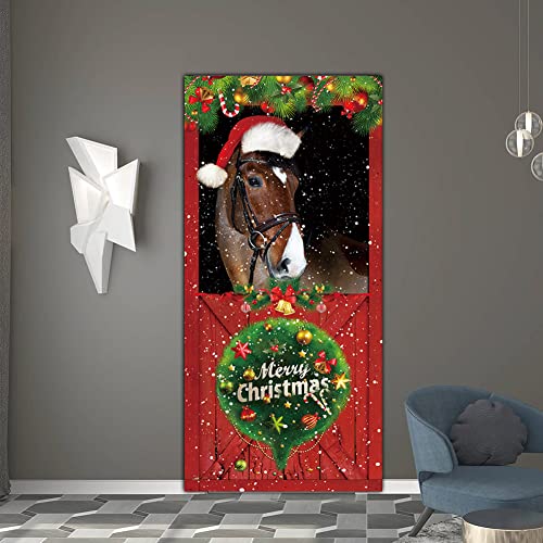 Cute  Christmas Door Cover  Decorations