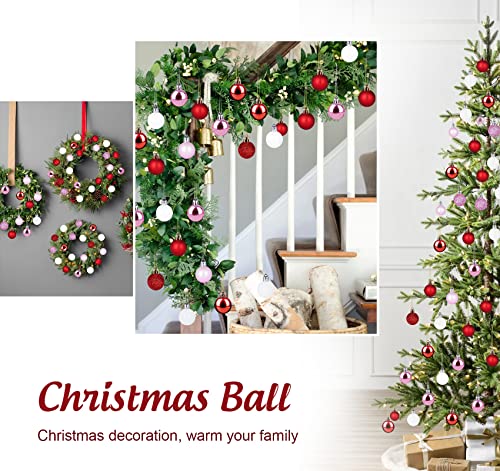 54 PCS Mini Christmas Ball Ornaments