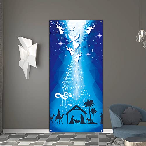 Cute  Christmas Door Cover  Decorations