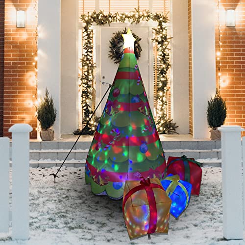 7ft Christmas Inflatables Tree with Built-in LEDs