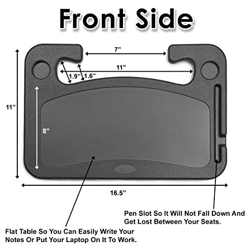 Auto Steering Wheel Car Travel Table, Food Eating Hook On Steering Wheel Tray