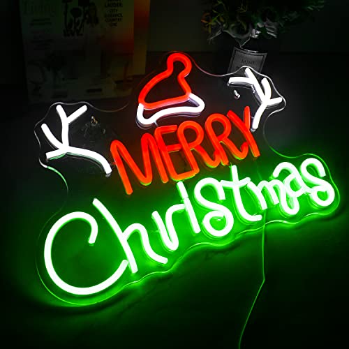 Merry Christmas Neon LED Signs Decoration