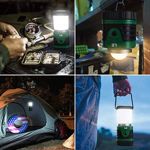 LED Camping Lantern Rechargeable, 1000LM - USB Cable Included