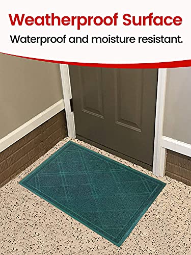 Universal Doormat |  XL Size 42” x 35” | Anti-Slip Durable & Washable | Low Profile, Dirt & Dust Absorber