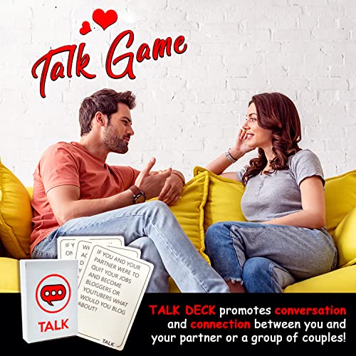 Talk, Flirt, Dare! Fun & Romantic Game for Couples. Perfect Valentine's Gift