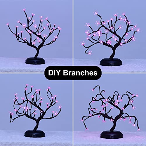 16Inch 36LED Cherry Blossom Bonsai Light