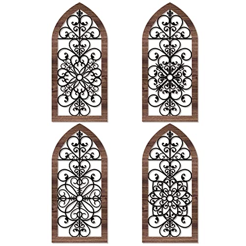 4 Pack Thicken Modern Wall Wood Decor