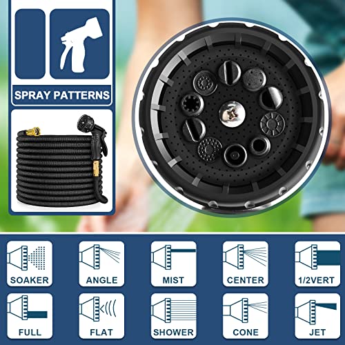 100ft Garden Expandable Hose w/ 10 Function Spray Nozzle