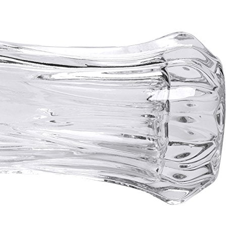 Large Flower Vase Tulips Pattern Glass Thickening for Home Decoration