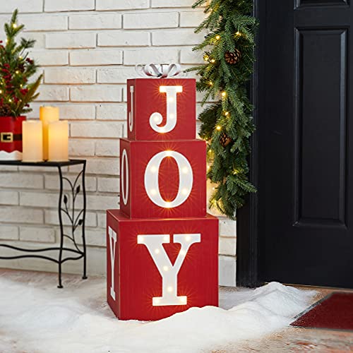 Wooden Double-Sided Wording Christmas & Fall Decorations