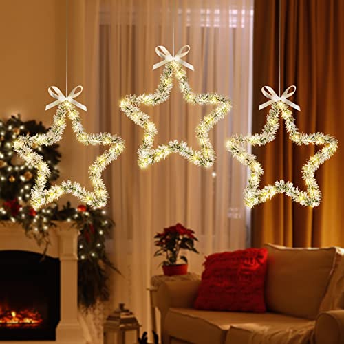 3 Pack Christmas Window Lights Decoration