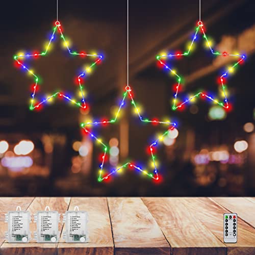 3 Pack Christmas Window Lights Decoration