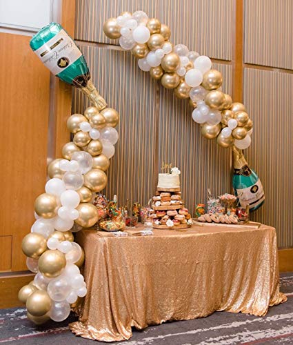 88 PCS Champagne Bottle Balloon Garland Arch Kit