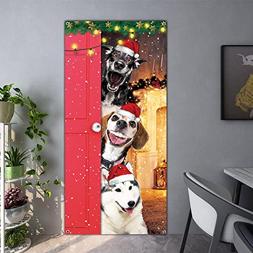 Cute  Christmas Door Cover  Decorations