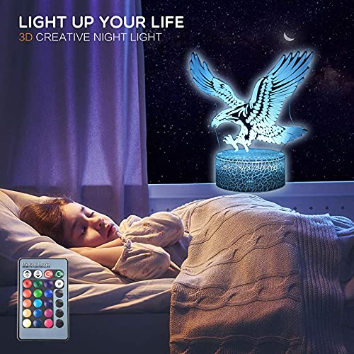 3D Illusion Bedroom Decoration Night Light Table Lamp 16 Colors