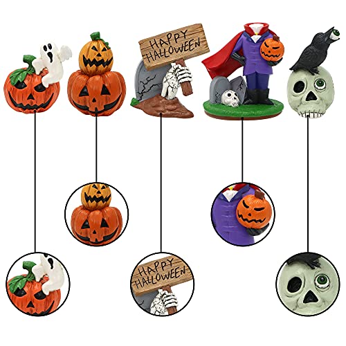 5 Pcs Halloween Figurine Decoration