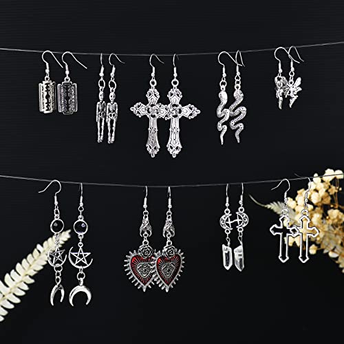 Gothic Punk Vintage Earrings Set for Men/Women