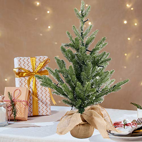 24 inch 2 Pack Artificial Mini Christmas Trees