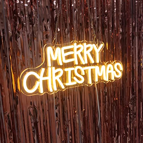 Merry Christmas LED Neon Sign Decoration