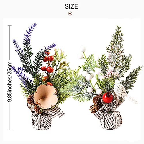 Mini Christmas Tree Tabletop Decorations