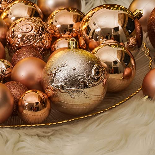 45pcs Christmas Ball Ornaments for Christmas Trees Decorations