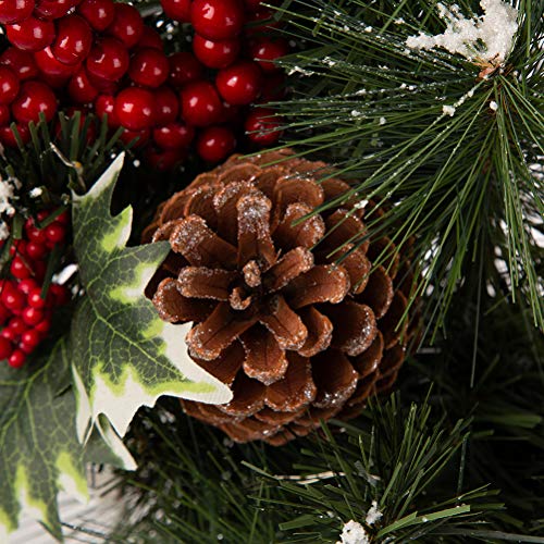 24 Inch Prelit Christmas Wreath Decoration