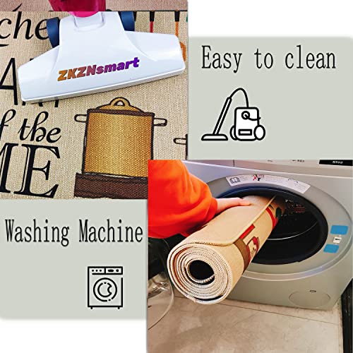 Kitchen Mats Set of 2 Non-Slip Washable