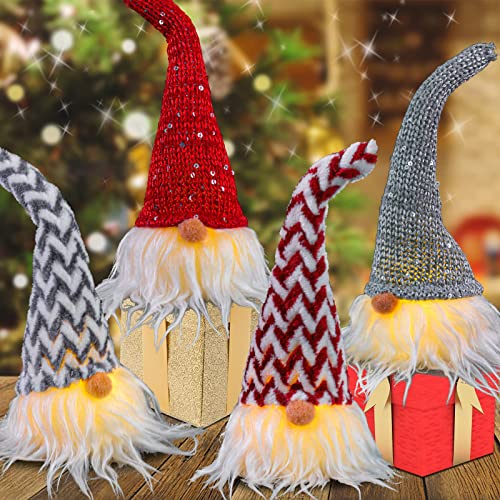 Christmas Gnome Lights Handmade Swedish Tomte Decoration