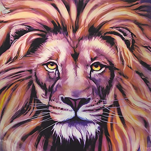 Starry Sky Lion Tapestry for Wall Decoration