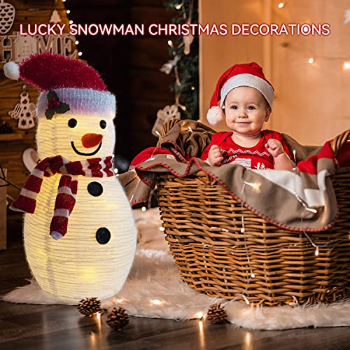 Lighted Snowman Christmas Decorations