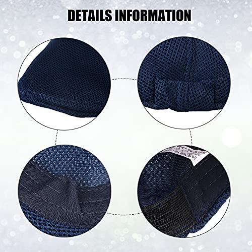 6 Pcs Men's Mesh Flat Cap Breathable Newsboy Hat