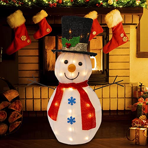 24 Inch Lighted snowman Christmas Decoration