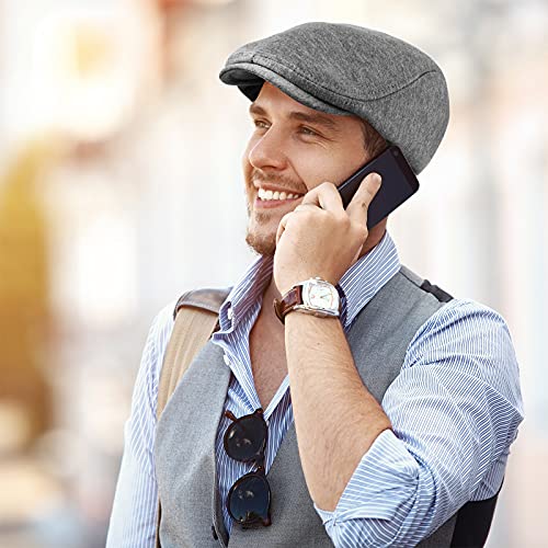 4 Pieces Men's Flat Cap Ivy Newsboy Hat