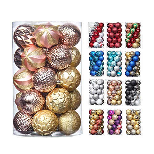 31pcs 2.75in & 1.97in Shatterproof  Balls for  Christmas Decoration