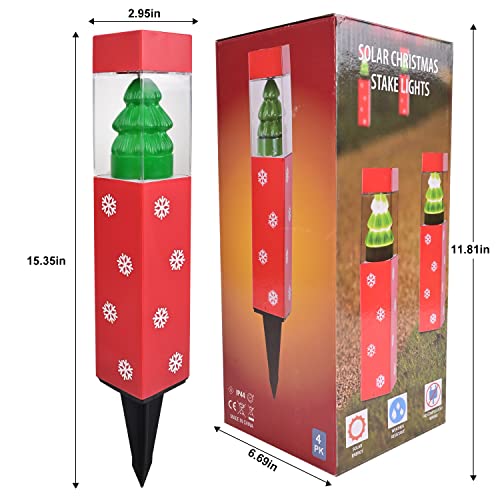 4 pack Christmas Pathway Lights  Decoration