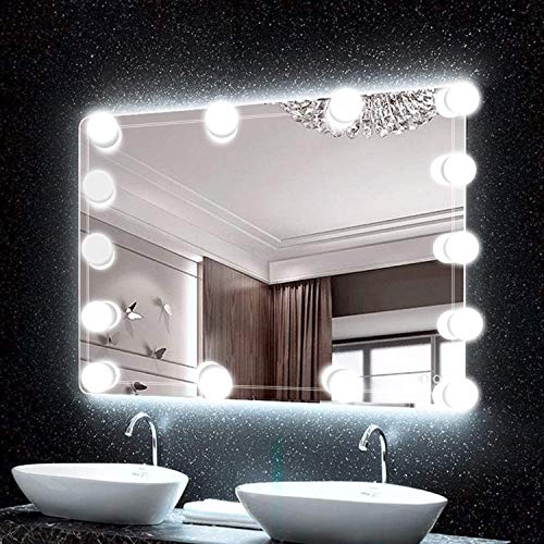 Hollywood Led Vanity Lights Strip Kit, w/ 14 Dimmable Light Bulbs for Full Body Length Mirror