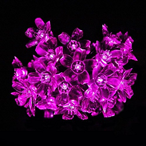 33 Feet 100 LED Cherry Flower Fairy String Lights Christmas, 8 Flash Modes with Tail Plug