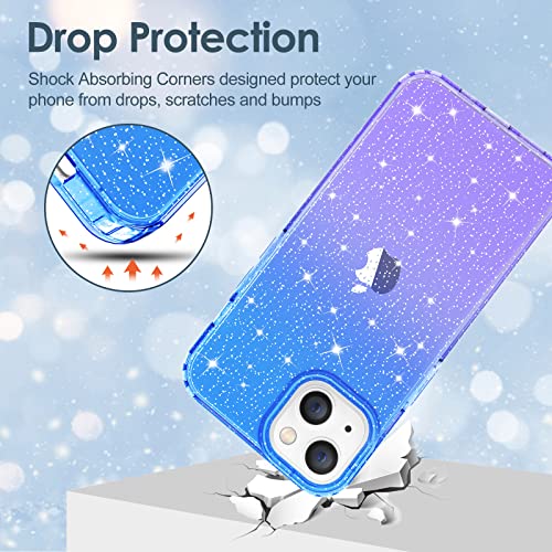 Slim Case for iPhone 13 Soft Liquid Silicone Gel Rubber Bumper, Anti-Scratch Microfiber Lining