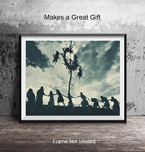 Witch Wicca Coven - Wicca Wiccan Witch Decor - Gothic Living Room Decor - Goth Wall Art Decorations