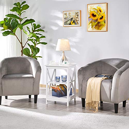 Set of 2 -3-Tier End Table  for Living Room