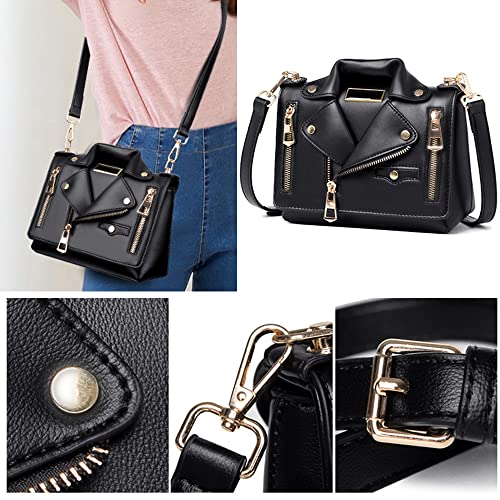 Women Leather Satchel Chain Strap Shoulder Bag Le