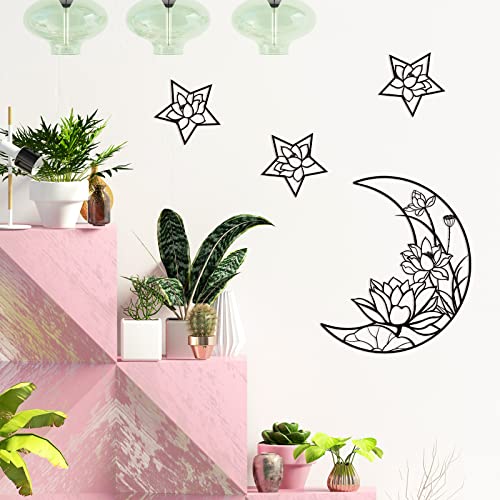 4 Pieces Moon Phase Boho Wall Decoration