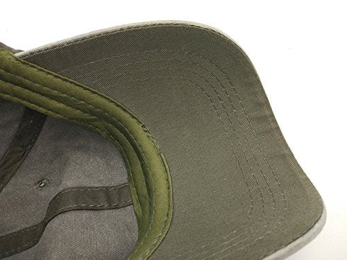 Unisex Baseball Cap Adjustable Washed Dyed Cotton Ball Hat (One Size)