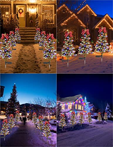 40LED Solar Christmas Tree w/ Lights Decoration