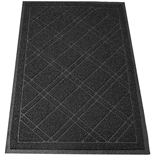 Universal Doormat |  XL Size 42” x 35” | Anti-Slip Durable & Washable | Low Profile, Dirt & Dust Absorber