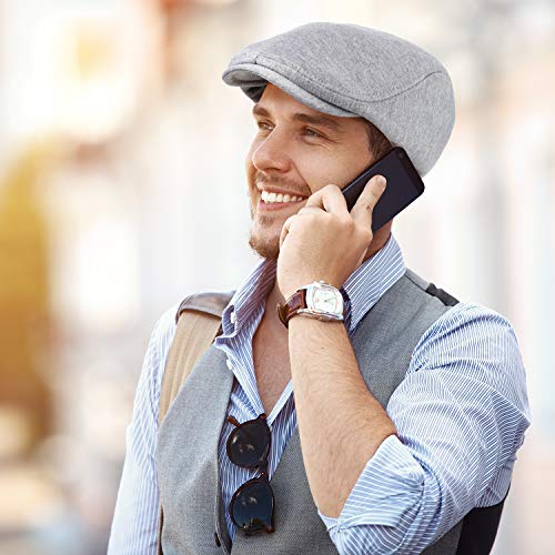 4 Pieces Men's Flat Cap Ivy Newsboy Hat